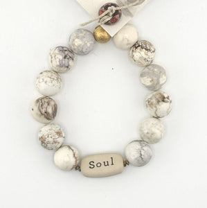 BEAUTIFUL SOUL - ARTISAN "SOUL" FOCAL - BRACELET