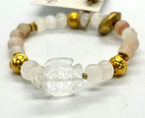 BEAUTIFUL SOUL - CRYSTAL TURTLE  - BRACELET