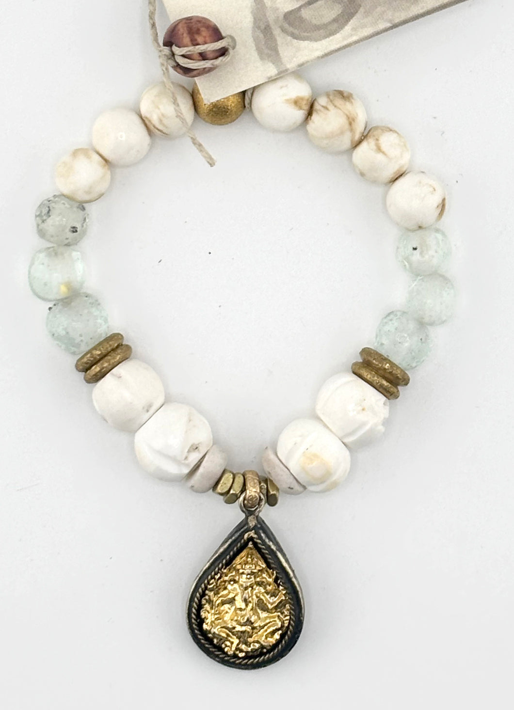 BEAUTIFUL SOUL - GOLD INLAID GANESH - BRACELET