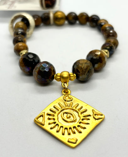 BEAUTIFUL SOUL - SEEING EYE WITH TIGERS EYE - BRACELET