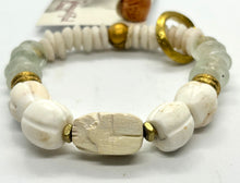 BEAUTIFUL SOUL - HAND-CARVED LIMESTONE SCARAB - BRACELET ✔️