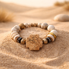 BEAUTIFUL SOUL - White Turquoise Cross - Bracelet