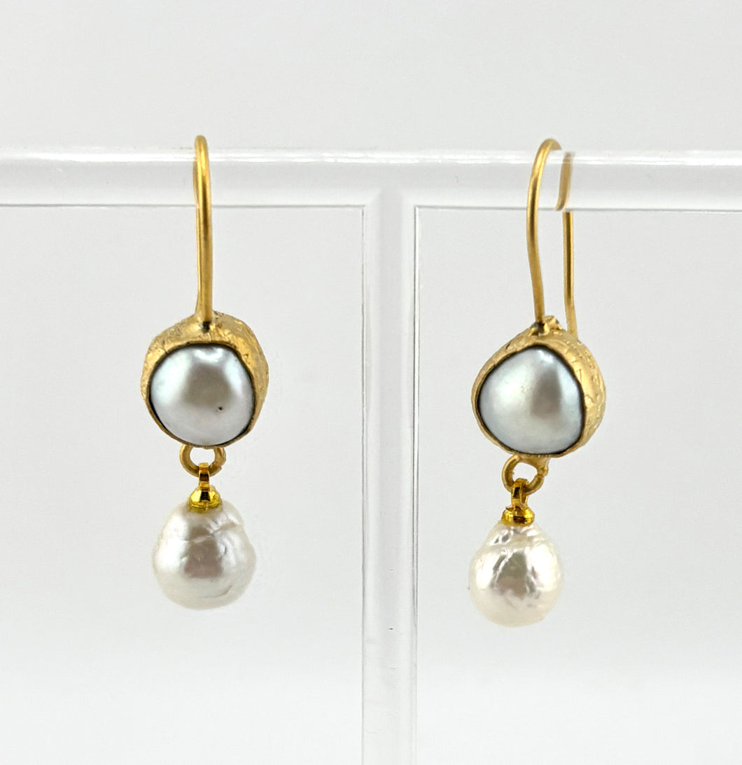 BEAUTIFUL SOUL - BAROQUE PEARL DROP - EARRINGS
