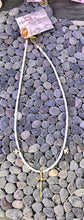 BEAUTIFUL SOUL - CROSS WITH WHITE TURQUOISE - SHORT NECKLACE