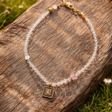 BEAUTIFUL SOUL - LITTLE GANESH WITH ROCK CRYSTAL - SHORT NECKLACE