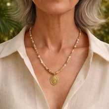 BEAUTIFUL SOUL - VINTAGE TIKI HUT - SHORT NECKLACE