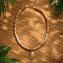BEAUTIFUL SOUL - VINTAGE TIKI HUT - SHORT NECKLACE