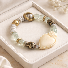 BEAUTIFUL SOUL - CARVED SACRED HEART - BRACELET ✔️