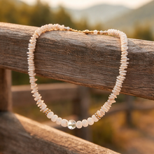 BEAUTIFUL SOUL - WHITE ONYX & KEISHI PEARL - SHORT NECKLACE