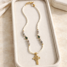 BEAUTIFUL SOUL - ARTISAN "NIGHT OF A COWBOY" CROSS - SHORT NECKLACE
