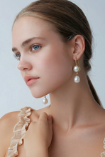 BEAUTIFUL SOUL - BAROQUE PEARL DROP (2 PEARL) - EARRINGS