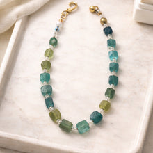 BEAUTIFUL SOUL - AMAZING ROMAN GLASS - SHORT NECKLACE