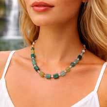 BEAUTIFUL SOUL - AMAZING ROMAN GLASS - SHORT NECKLACE