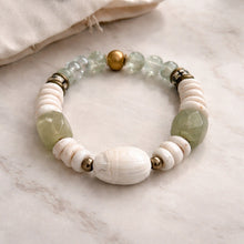 BEAUTIFUL SOUL - HAND-CARVED LIMESTONE SCARAB - BRACELET ✔️