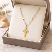 BEAUTIFUL SOUL - ARTISAN "NIGHT OF A COWBOY CROSS"  - LONG NECKLACE - SOLD