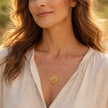 BEAUTIFUL SOUL - "SUN & STAR"  - SHORT NECKLACE