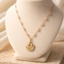 BEAUTIFUL SOUL - "MOON & STAR"  - SHORT NECKLACE
