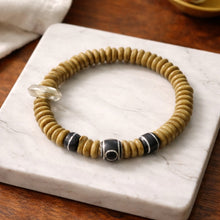 BEAUTIFUL SOUL - MOROCCAN TERRA-COTTA WITH ASHANTI GLASS - BRACELET