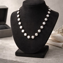 BEAUTIFUL SOUL - FRESH WATER COIN PEARL & STERLING - SHORT NECKLACE