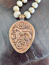 BEAUTIFUL SOUL - ANTIQUE ETCHED CONCH SHELL-ARTIST SIGNATURE SERIES -  SHORT NECKLACE-SOLD