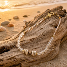 BEAUTIFUL SOUL - PEARL WITH STACKED RIVER STONE - SHORT NECKLACE