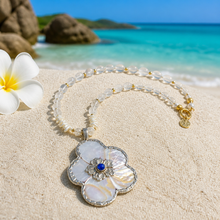BEAUTIFUL SOUL - HAND CARVED FLOWER SHELL - SHORT NECKLACE ✔️