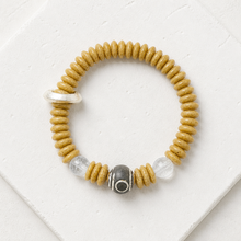 BEAUTIFUL SOUL - VINTAGE BLACK TERRA-COTTA BEAD W/GLASS ACCENTS - UNISEX BRACELET ✔️ (Copy)