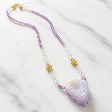 BEAUTIFUL SOUL - PINK AMETHYST "SPIRIT" QUARTZ - SHORT NECKLACE ✔️