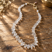 BEAUTIFUL SOUL - HERKIMER DIAMONDS - SHORT NECKLACE ✔️