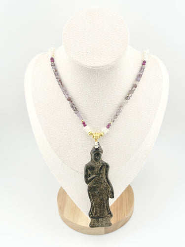 BEAUTIFUL SOUL - BLESSED BUDDHA WITH SUPER SEVEN - LONG NECKLACE