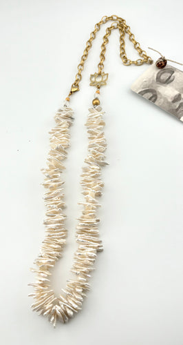 BEAUTIFUL SOUL - RARE KEISHI PEARL LEI - LONG NECKLACE