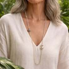 BEAUTIFUL SOUL - PEARL - LONG NECKLACE