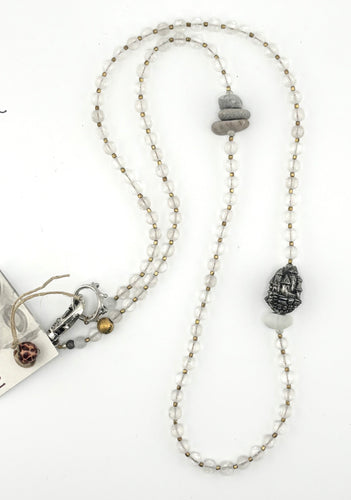 BEAUTIFUL SOUL - BEAUTIFUL SAND CASTLE - LONG NECKLACE