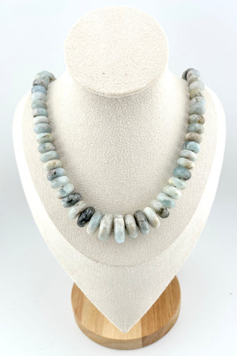 BEAUTIFUL SOUL - AQUAMARINE - SHORT NECKLACE