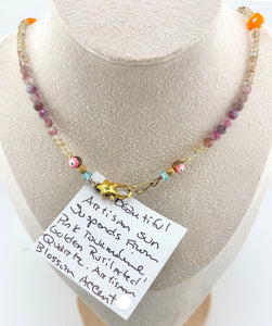 BEAUTIFUL SOUL - STUNNING ARTISAN SUN - SHORT NECKLACE