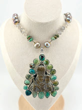 BEAUTIFUL SOUL - EXQUISITE BRONZE MADONNA - SHORT NECKLACE