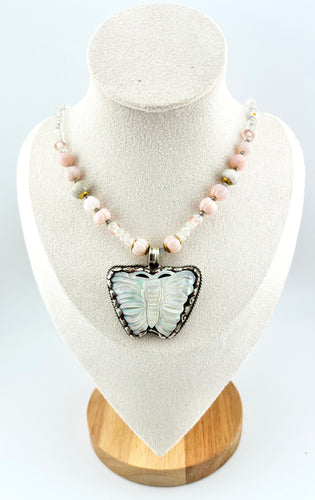 BEAUTIFUL SOUL - MOTHER OF PEARL BUTTERFLY