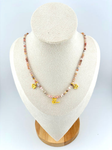 BEAUTIFUL SOUL - VERMEIL DRAGONFLY - SHORT NECKLACE