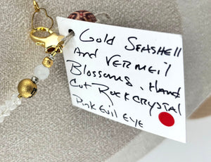 BEAUTIFUL SOUL - ENCHANTED GOLD SHELL - SHORT NECKLACE