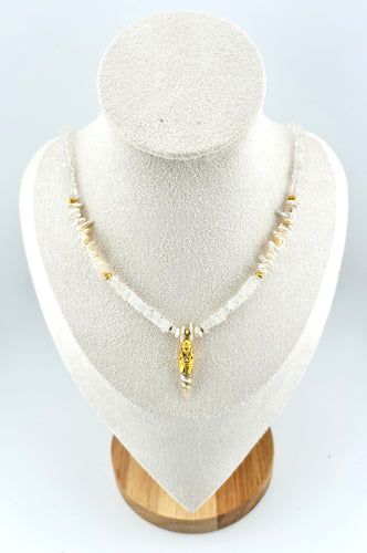 BEAUTIFUL SOUL - SPUN JAPANESE PEARL - SHORT NECKLACE