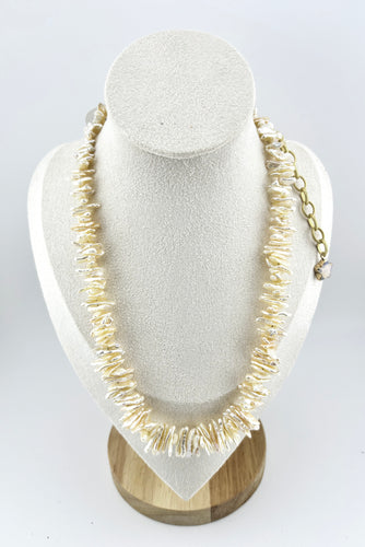 BEAUTIFUL SOUL - RARE KEISHI PEARL LEI - SHORT NECKLACE