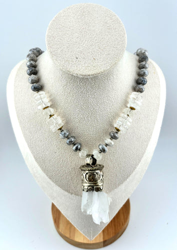BEAUTIFUL SOUL - MULTI POINT CRYSTAL - SHORT NECKLACE - SOLD