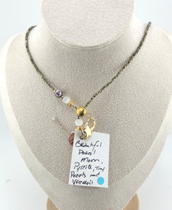 BEAUTIFUL SOUL - BEAUTIFUL PEARL MOON - SHORT NECKLACE
