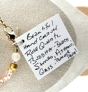 BEAUTIFUL SOUL - MAGNIFICENT ROSE QUARTZ - SHORT NECKLACE