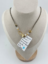 BEAUTIFUL SOUL - LOVELY VERMEIL HAMMERED CROSS - SHORT NECKLACE