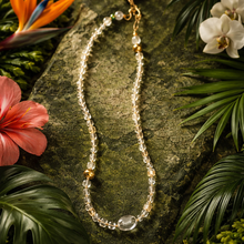 BEAUTIFUL SOUL - OLD VENETIAN TRADE BEADS - SHORT NECKLACE