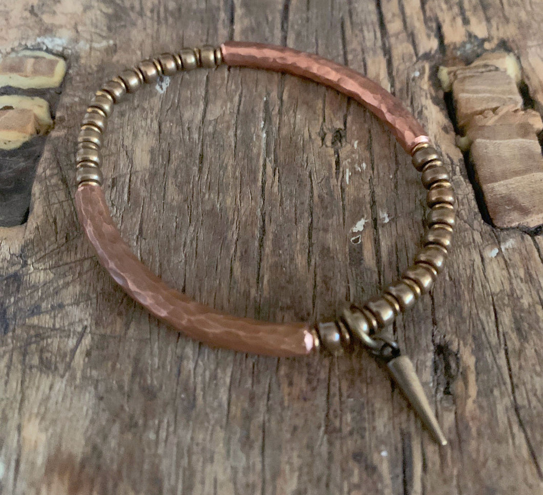 Hammered Copper Bracelet – Works of Wyoming Gift n Gallery